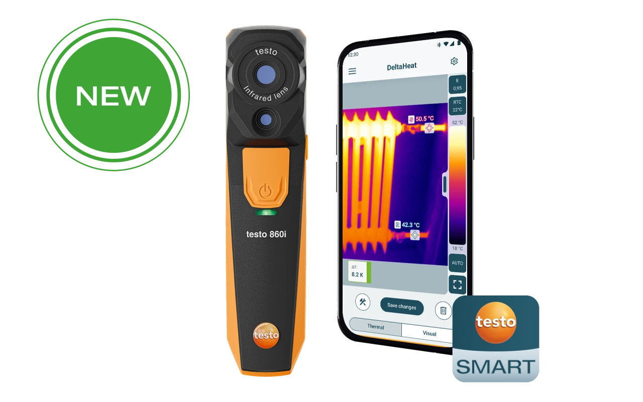 Testo | Wireless Thermal Imaging Camera 860i | Smartphone Control - DHK ...